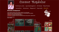 Desktop Screenshot of csomormagdolna.hu